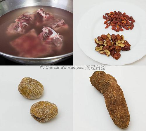 Chinese Yam and Pork Rib Soup Procedures
