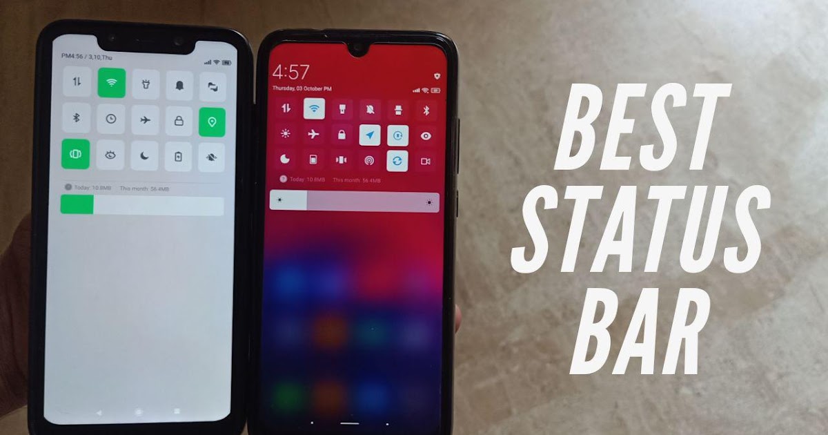 Miui theme with best status bar
