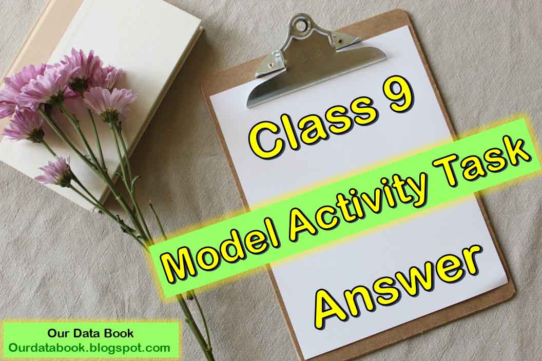 Class 9 Model Activity Task Answer
