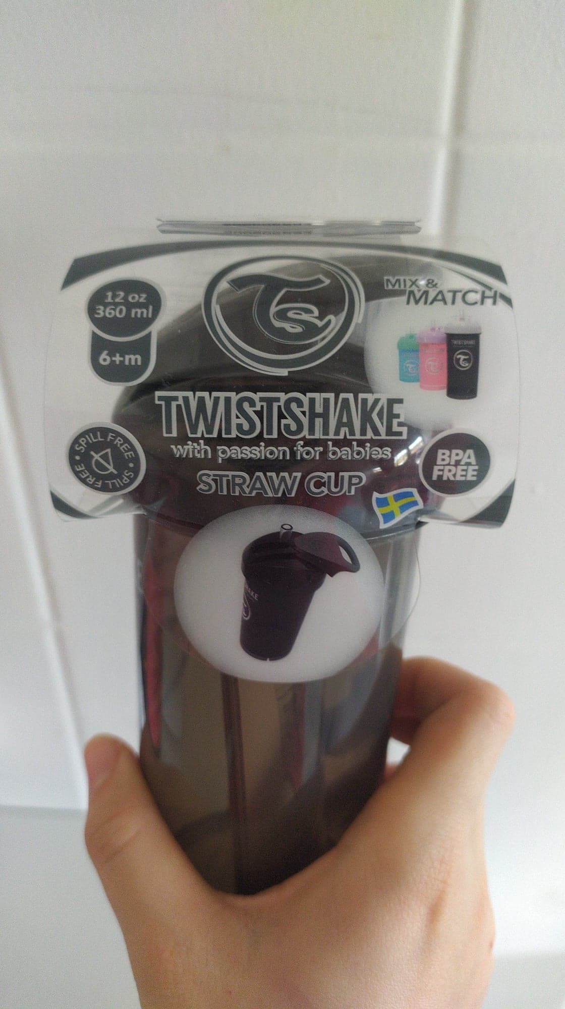 Tasse à paille 360 ml  Anti-fuites - Twistshake