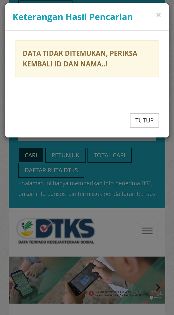 Siapkan KTP, Login Ke https//dtks.kemensos.go.id/ dan Cek Bansos 300