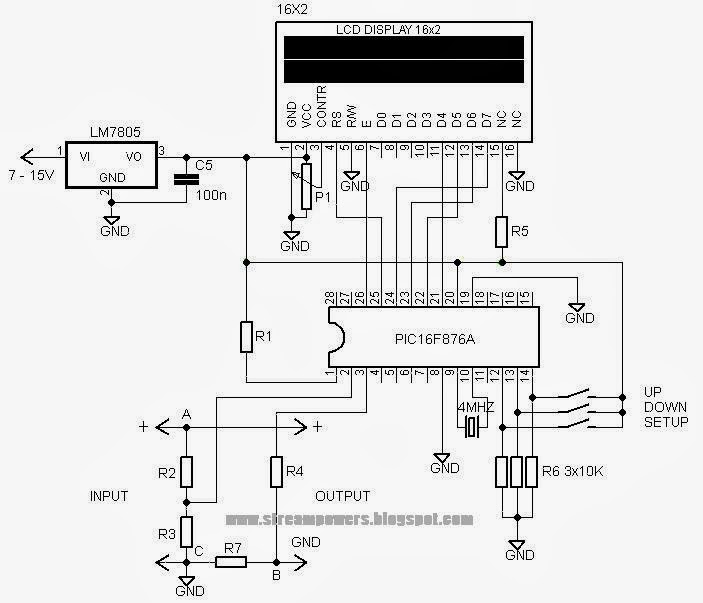 Simple Volt meter Circuit Diagram | Electronic Circuits Diagram