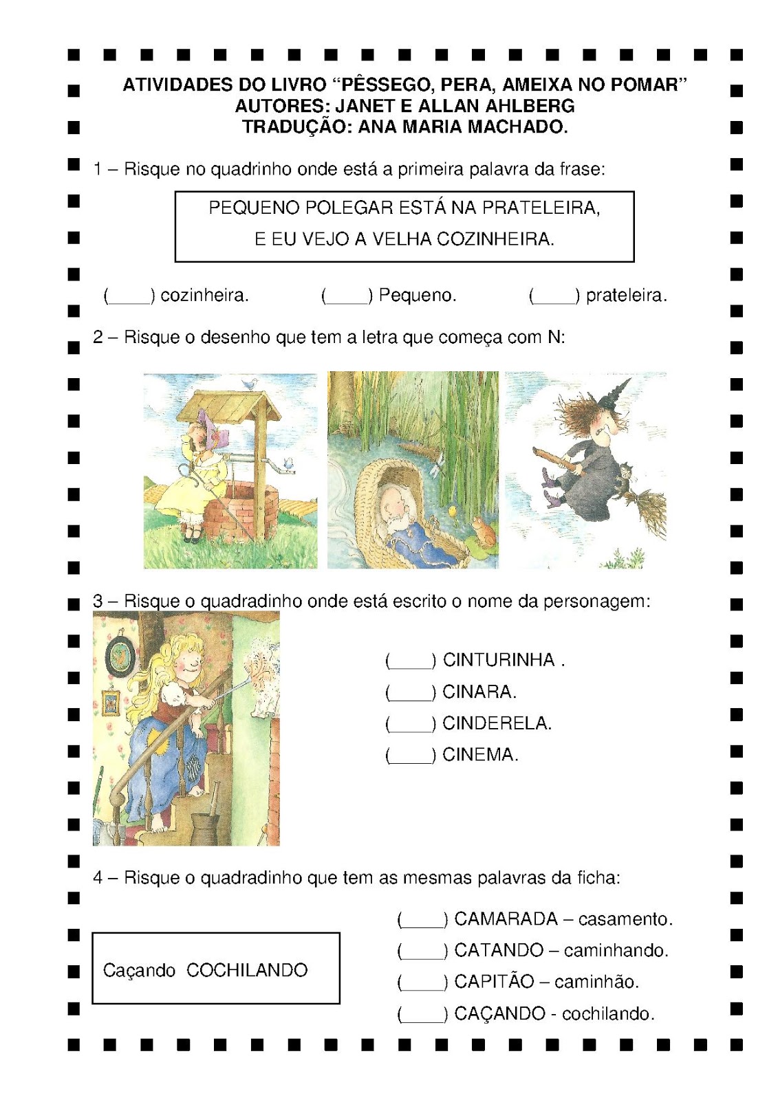 Atividades Sobre O Livro Extraordinário Com Gabarito