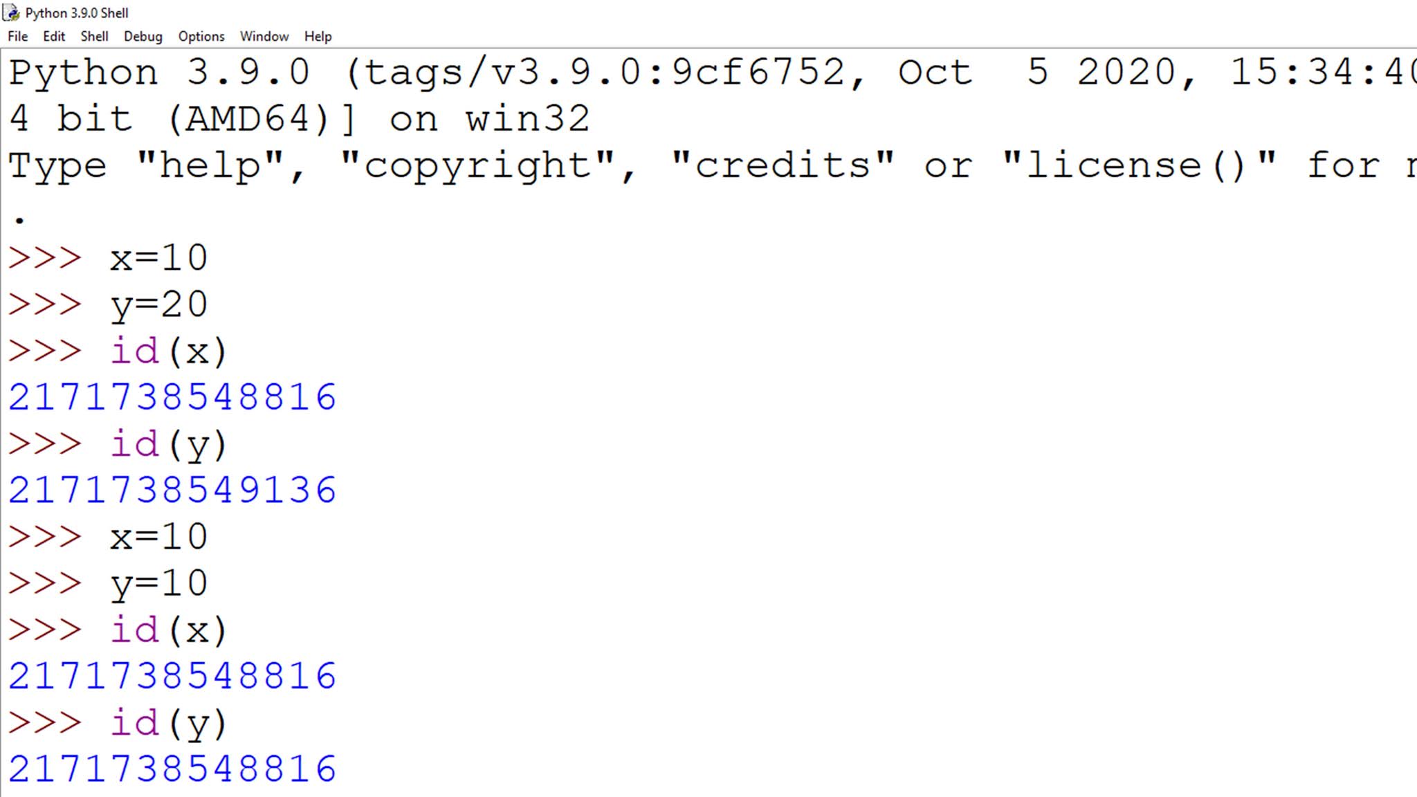 Python 3.1 - Variables, Identifiers and Keywords