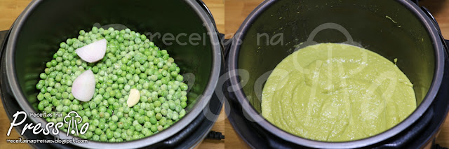 Purê de Ervilhas na Pressão