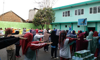 Senam Haji Sehat di Kbih Darun Nadwah bersama SUSU HAJI SEHAT, Cikarang Jawa Bharat   