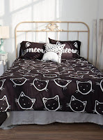 ropa de cama para los amantes de los gatos