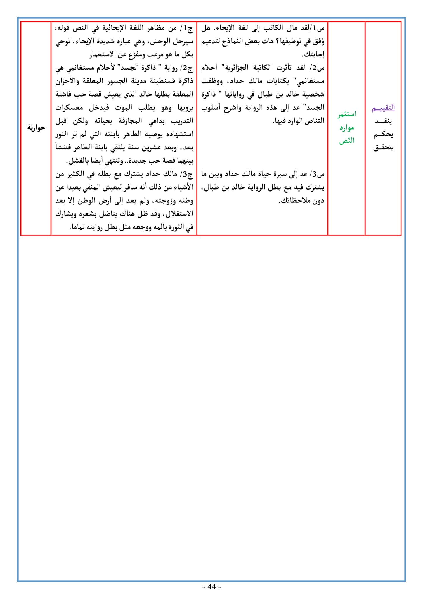 تحضير نص رصيف الأزهار لا يجيب 3 ثانوي علمي صفحة 88 من الكتاب المدرسي تحضير نص رصيف الأزهار لا يجيب 3 ثانوي علمي صفحة 88 من الكتاب المدرسي