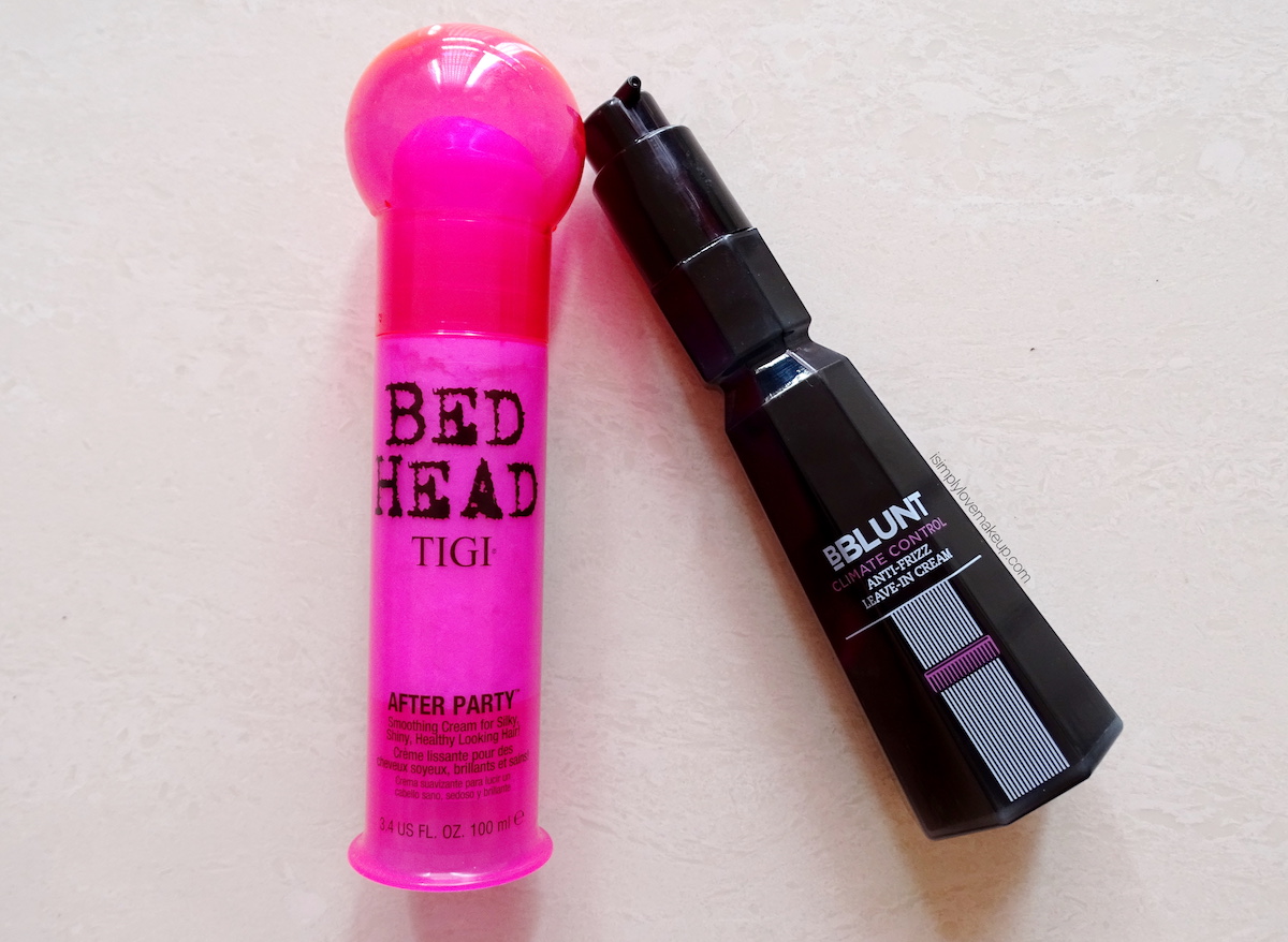 Comparison Review Bed Head TIGI After Party Smoothing Cream Vs BBlunt