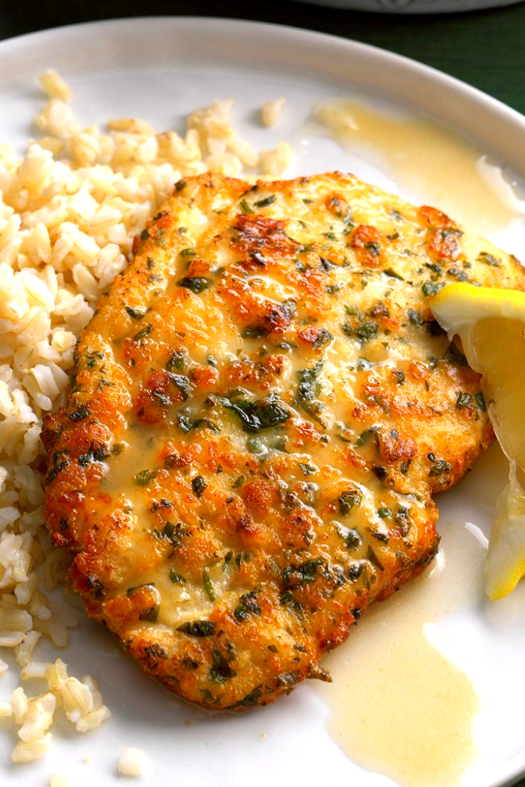 CHICKEN PICCATA WITH LEMON SAUCE CHICKEN PICCATA WITH LEMON SAUCE