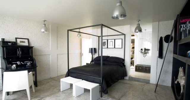  desain  kamar tidur hitam  putih  desain  gambar furniture rumah  minimalis modern terbaru harga 