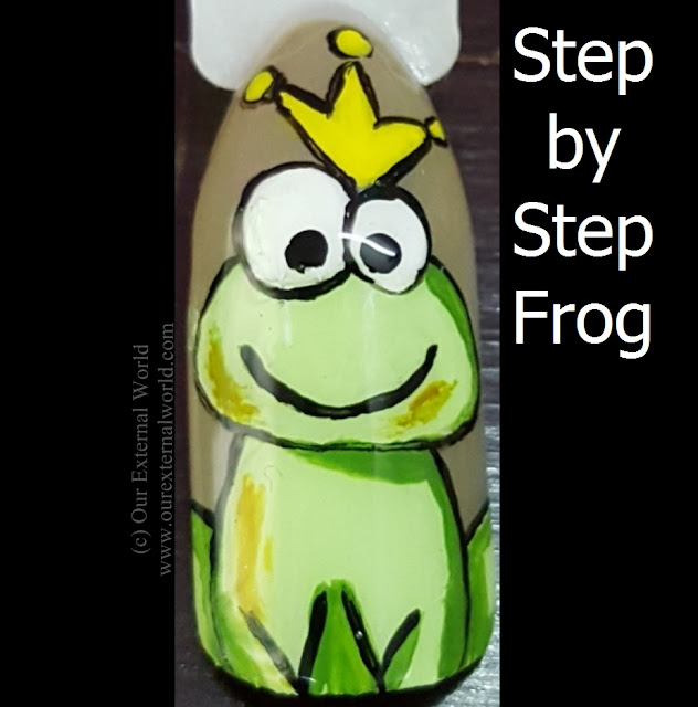 Step By Step Frog Nail Art Tutorial