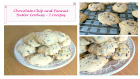 Chocolate chip and peanut butter cookies recipe