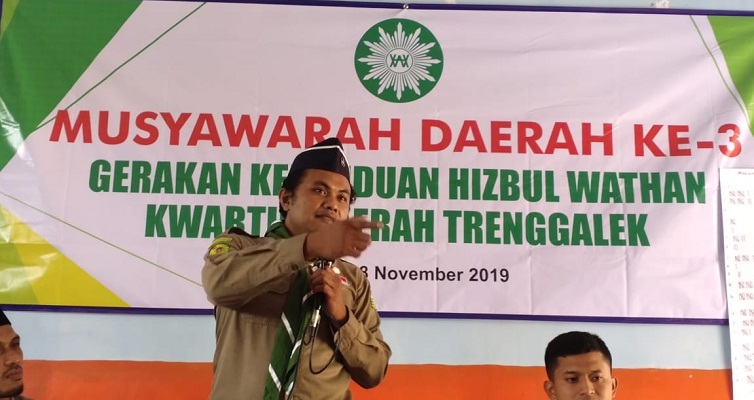 Eko Sudanto Terplih Ketua Kwarda HW Trenggalek Periode 2020-2025 