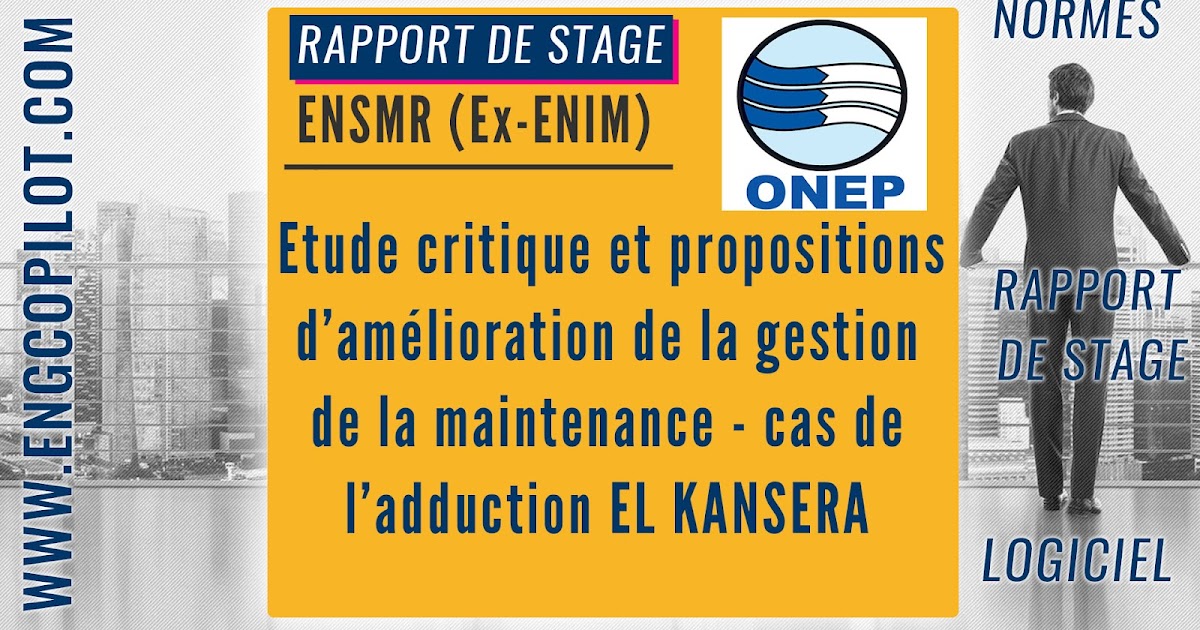 Télécharger Rapport de stage PFE  Etude critique et propositions d
