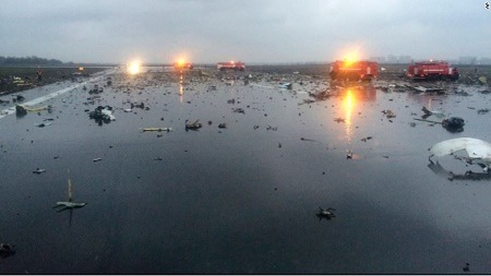 FlyDubai Airplane Crashes in Russia; See the Huge Number of Casualties (Photos)