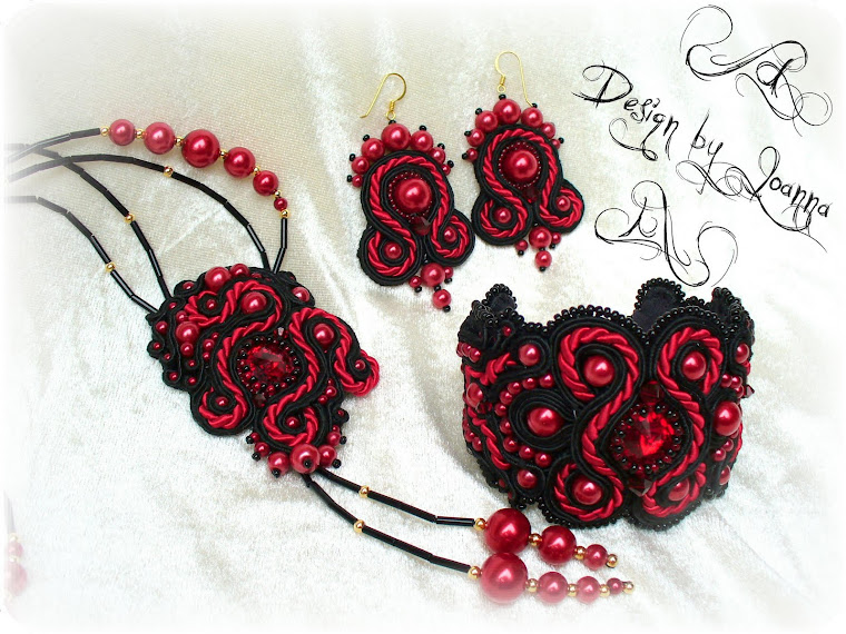 "Blood Lady" Soutache / "Krwista Dama" sutasz.