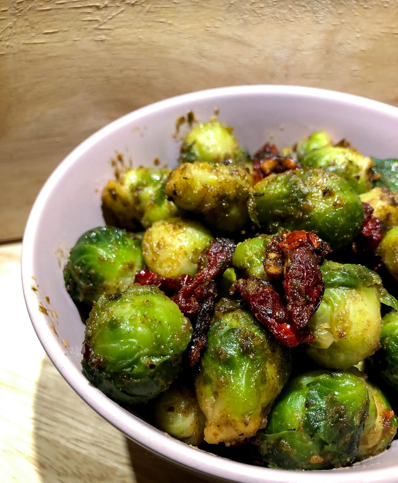 Spice Up Your plate with this Umami Brussel Sprouts with Sundried