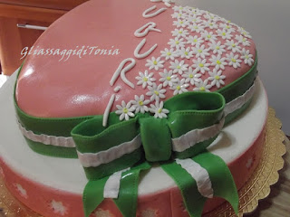 torta di compleanno a cuore