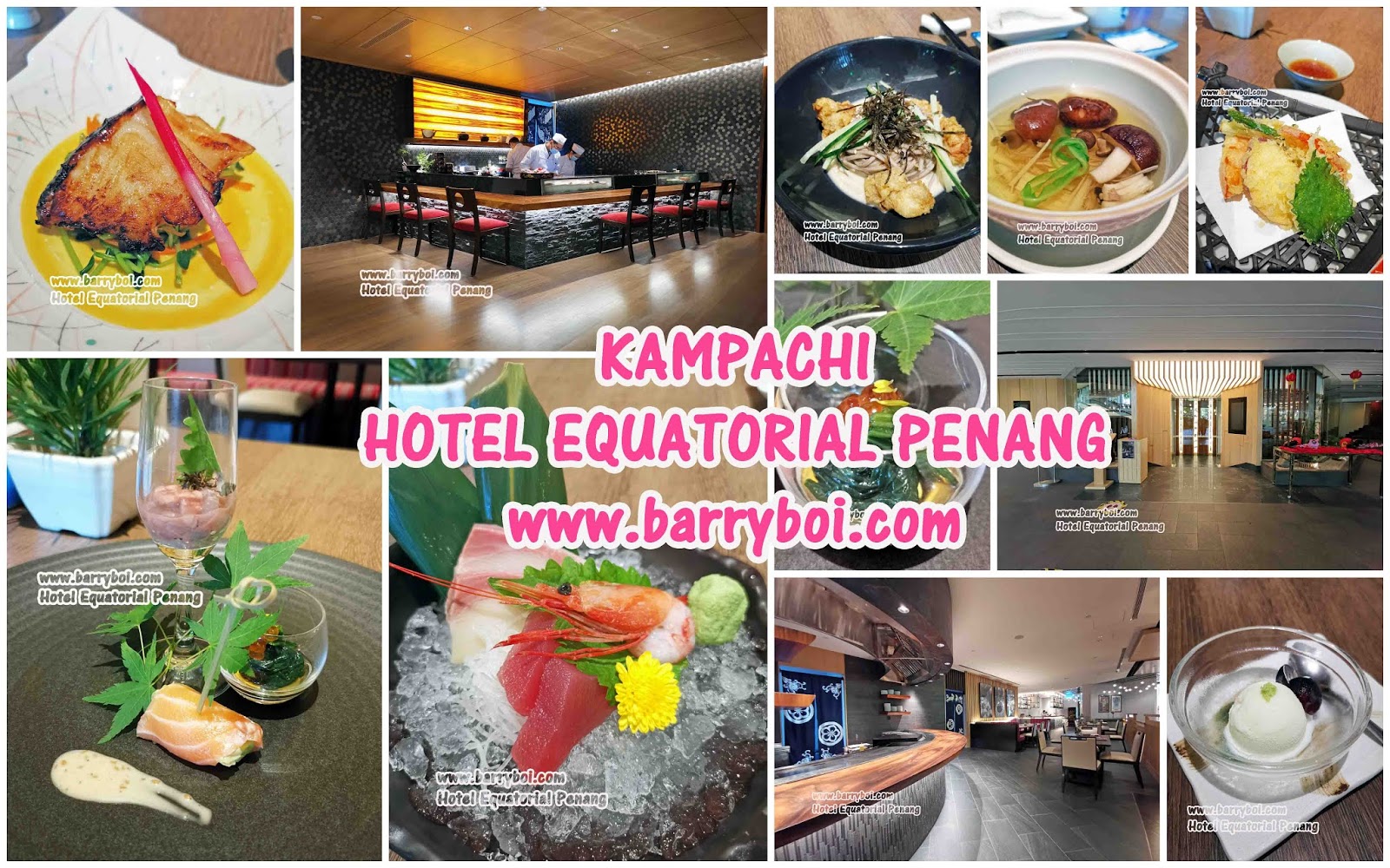 Delicious Japanese 7-Course Omakase at Kampachi, Hotel Equatorial Penang