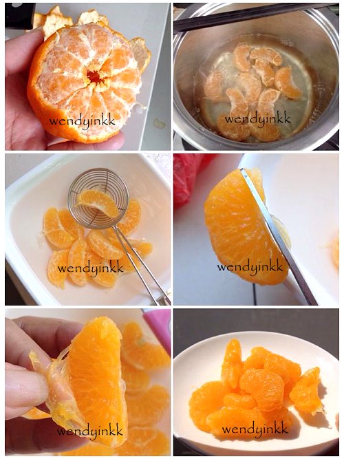Table for 2.... or more How to Prepare Mandarin Segments