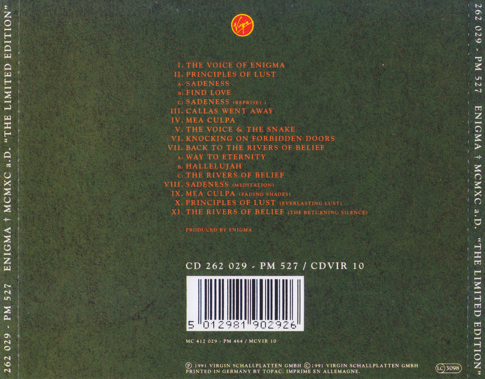 1990 - mcmxc a. Enigma mcmxc. D альбом. энигма хиты. Enigma sadeness обложка.