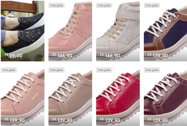 modelos de tenis da moda