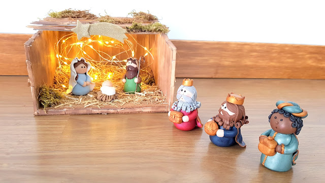 reyes magos belen arcilla polimerica