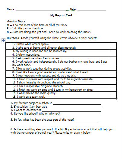 From the Files of a 5th Grade Teacher: Making Parent/Teacher ...