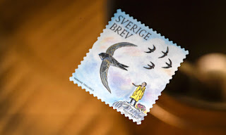 Greta Thunberg in un francobollo