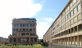 The vast Fiat plant at Lingotto was redesigned by the architect Renzo Piano. The rooftop test track remains