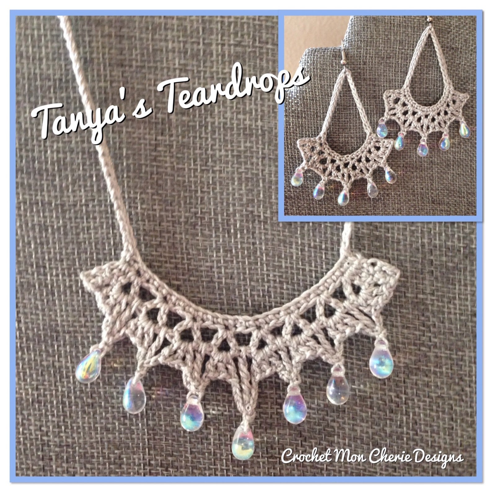 Crochet Jewelry and Clothing Tutorials by CrochetMonCherie / The