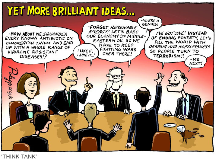 zorrounmasked THINK OUT OF YOUR TANKS THINKTANKS!