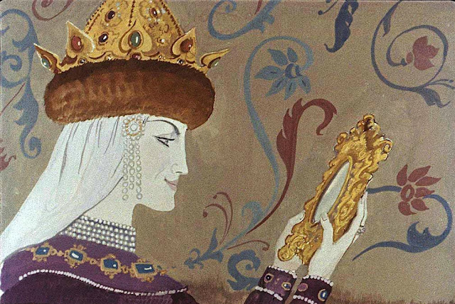 Рисунки к сказке о мертвой царевне и семи богатырях 4 класс легко и быстро детские 39