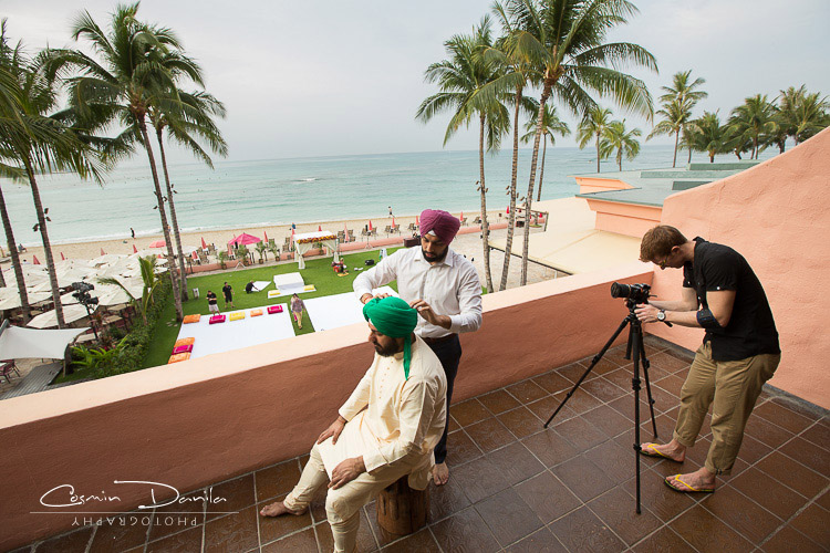 Jessica Jat Sikh Wedding In Waikiki Beach Hawaii Cosmin