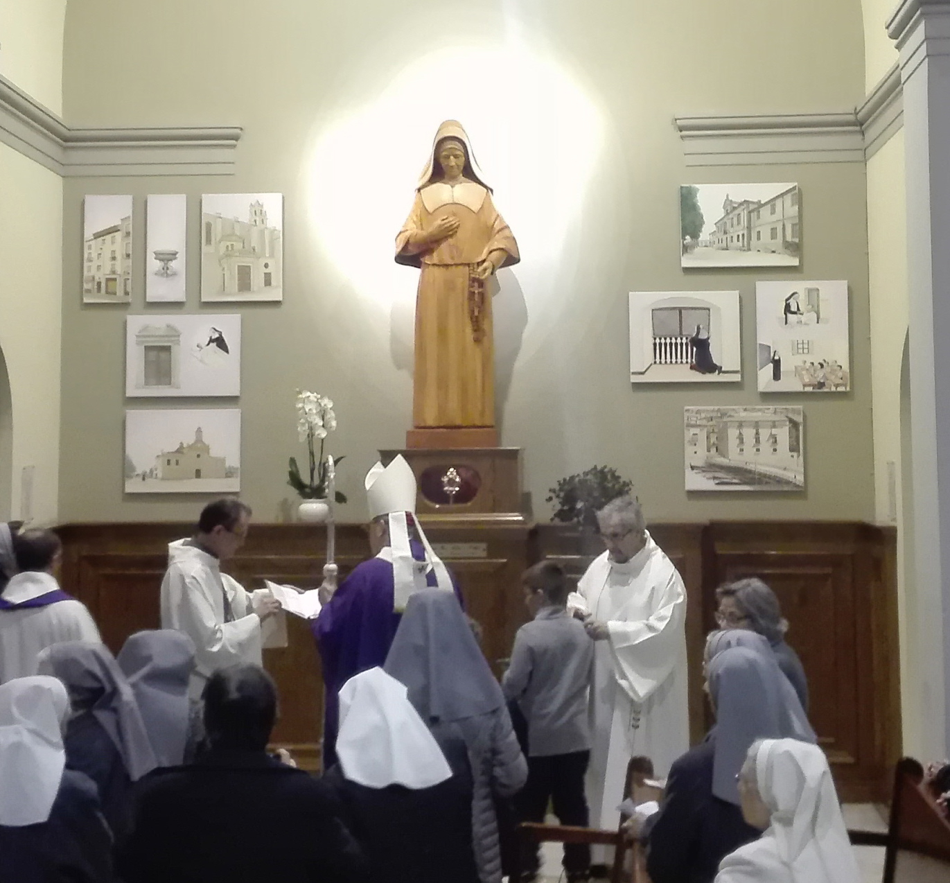 Fotos de la benedicció de la capella de Sta. Maria Rosa Molas
