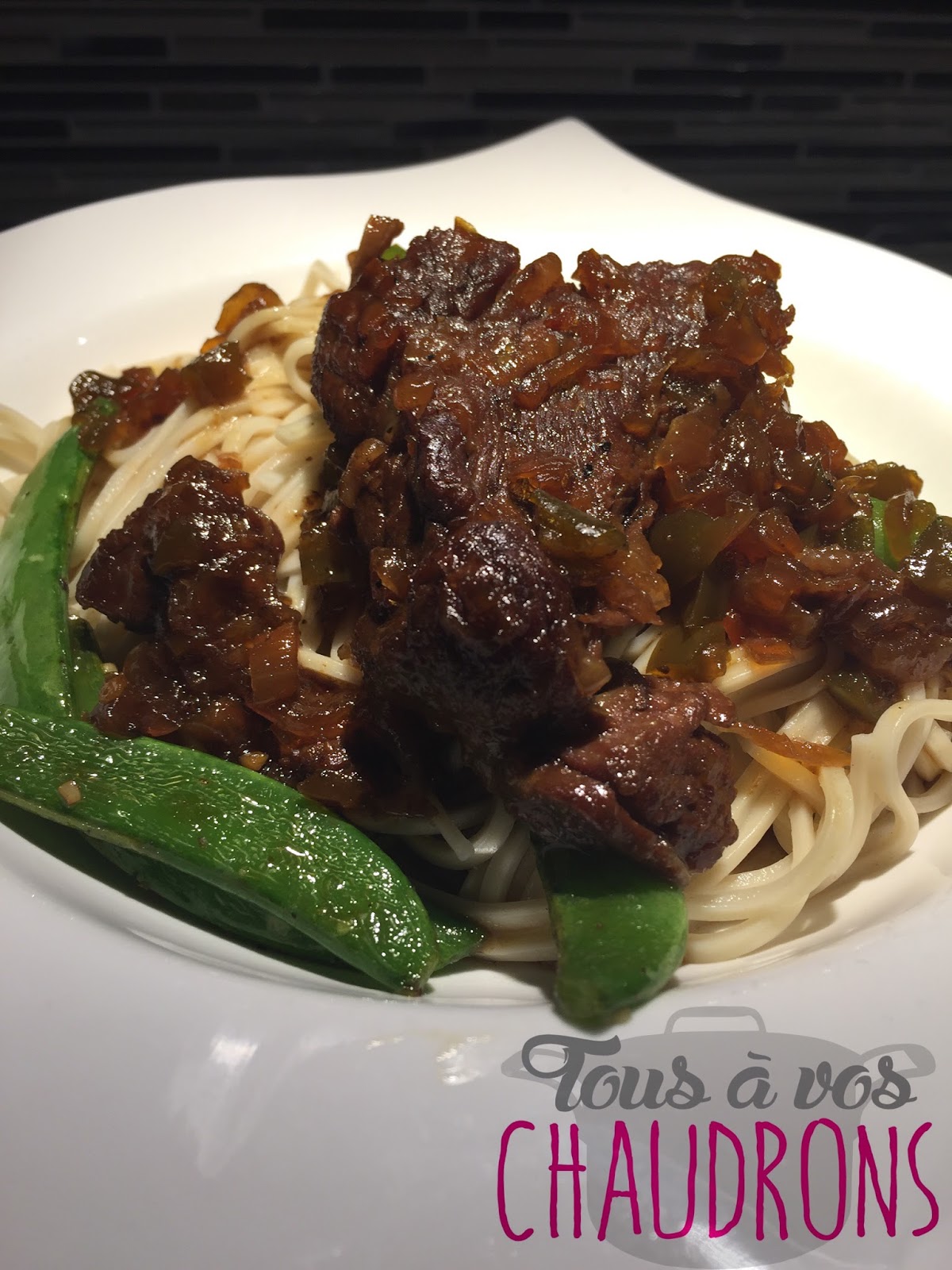 Boeuf braisé au tamari et au sirop d'érable Tous à vos chaudrons