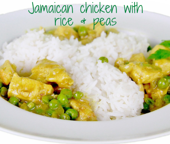 Jamaican Chicken With Rice And Peas
