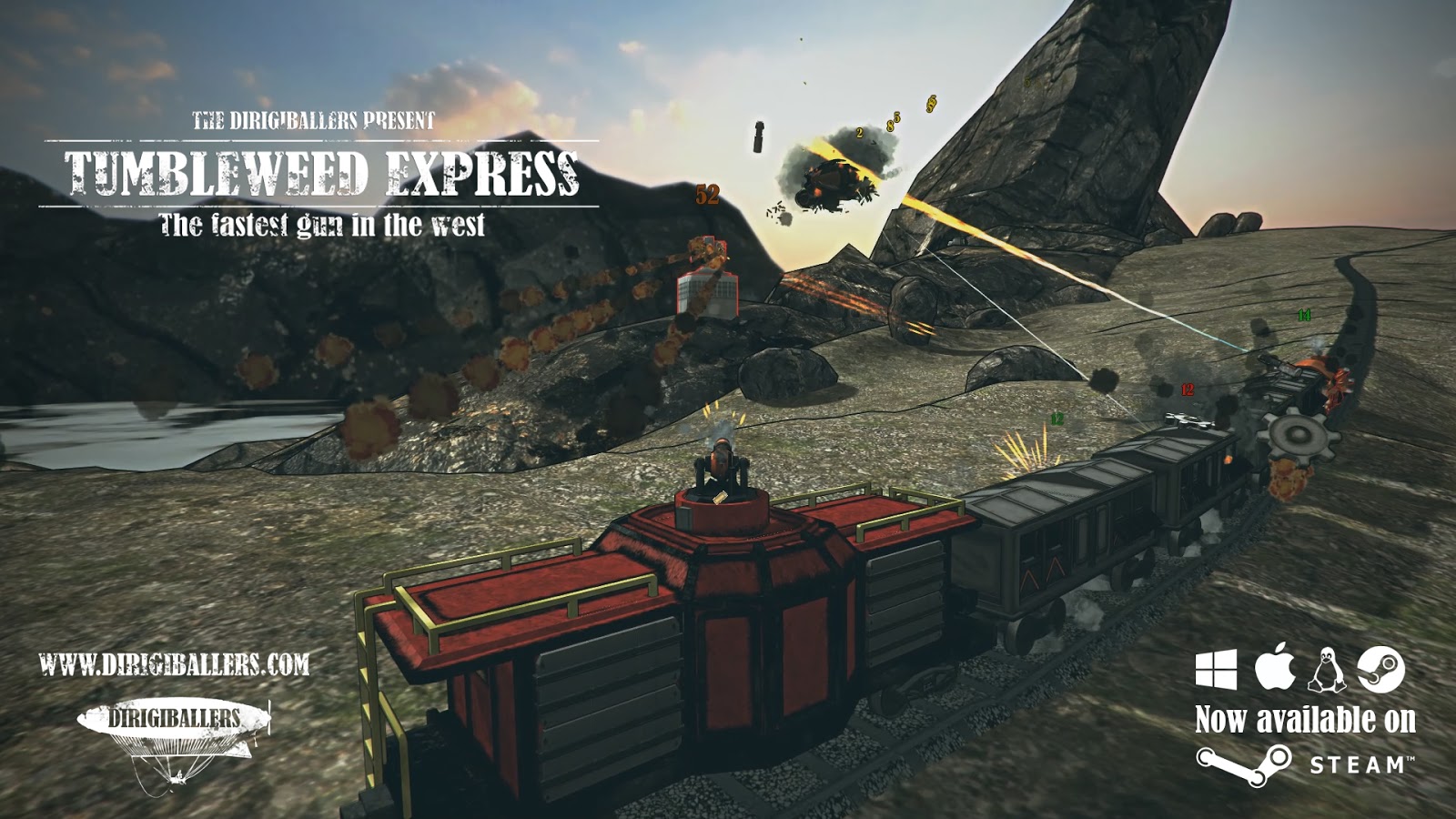 Tumbleweed Express Development Blog Now Available on Steam