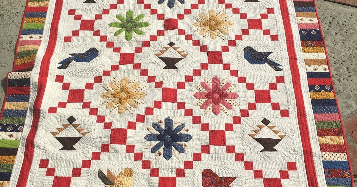 Birds, Blooms and Baskets Quilt