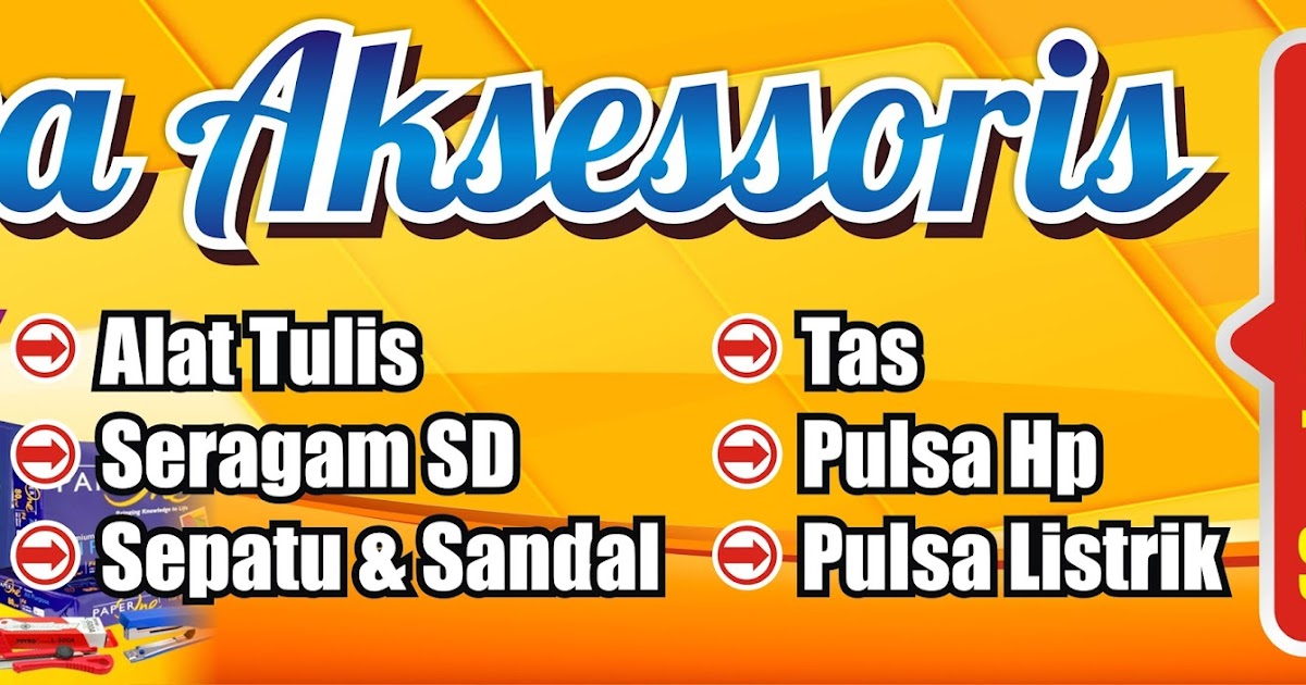 Contoh Desain Spanduk Toko Atk desain spanduk keren