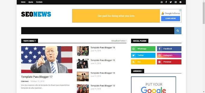 SeoNews Para Blogger Template