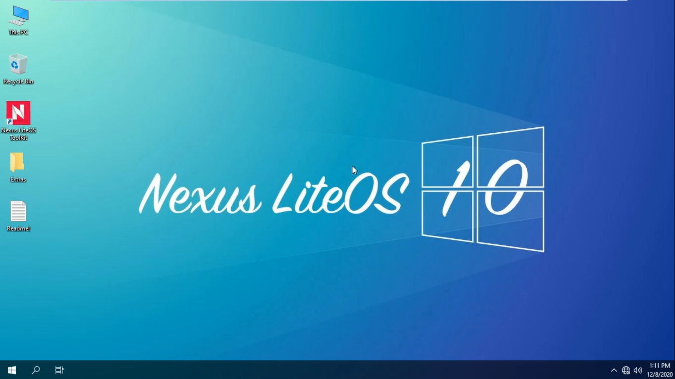 Nexus LiteOS 10 (2009) 20H2 (19042.630) Build | Superlite/Ultra Lite ...