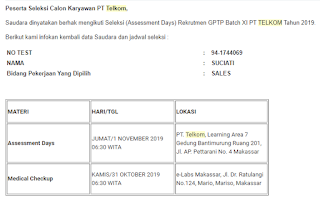 Pengalaman Mengikuti Rekrutmen Gptp Batch Xi Telkom