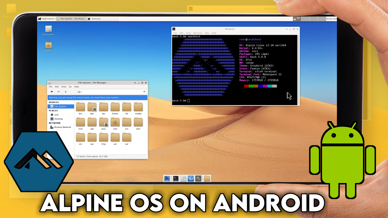 How To Install Alpine Linux On Android Mobile Without Root Run GUI