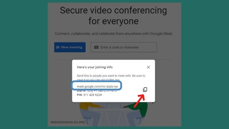 Cara Buat Link Google Meeting