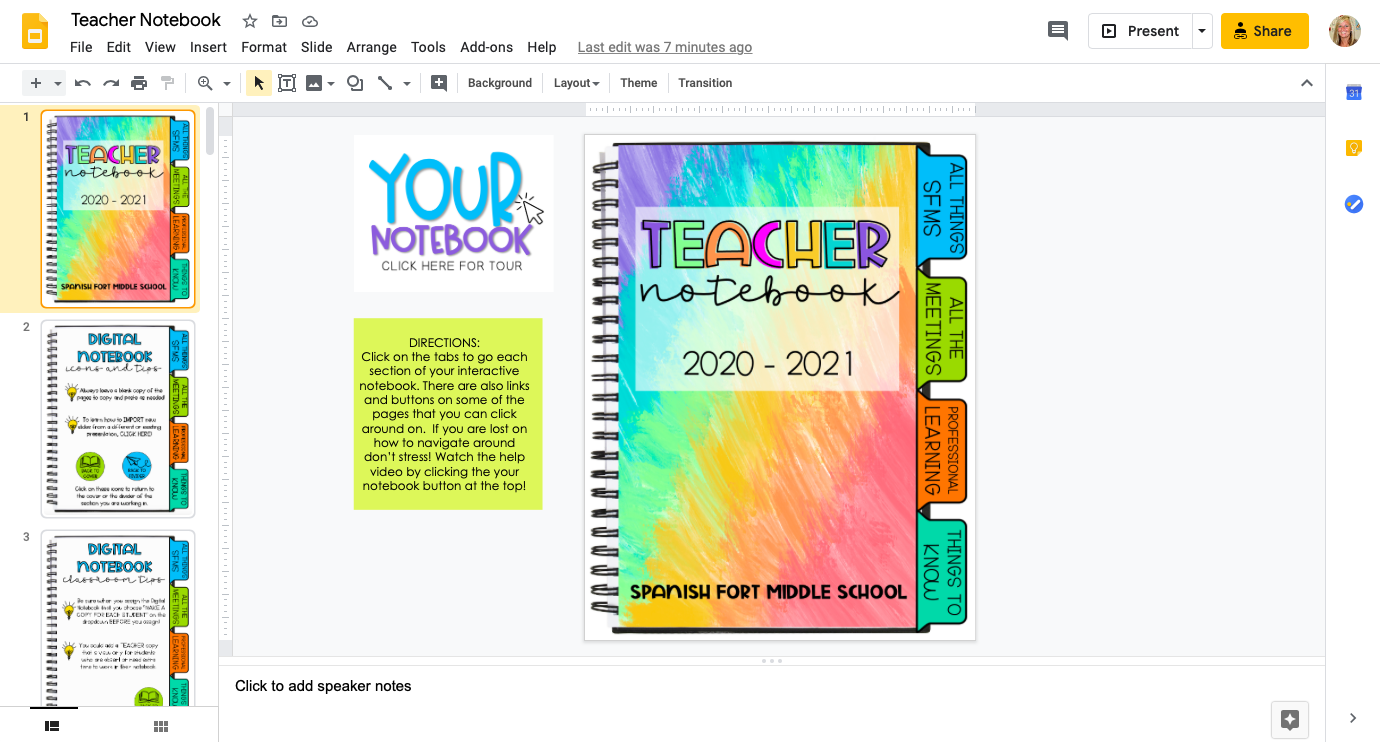 Digital Interactive Student Notebooks No. 2 Pencils