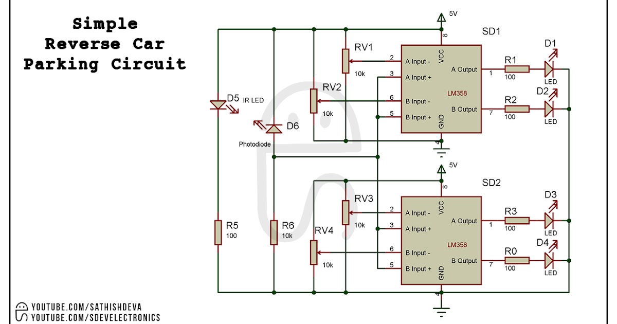 sdevelectronics: Car Parking Circuit with Relay