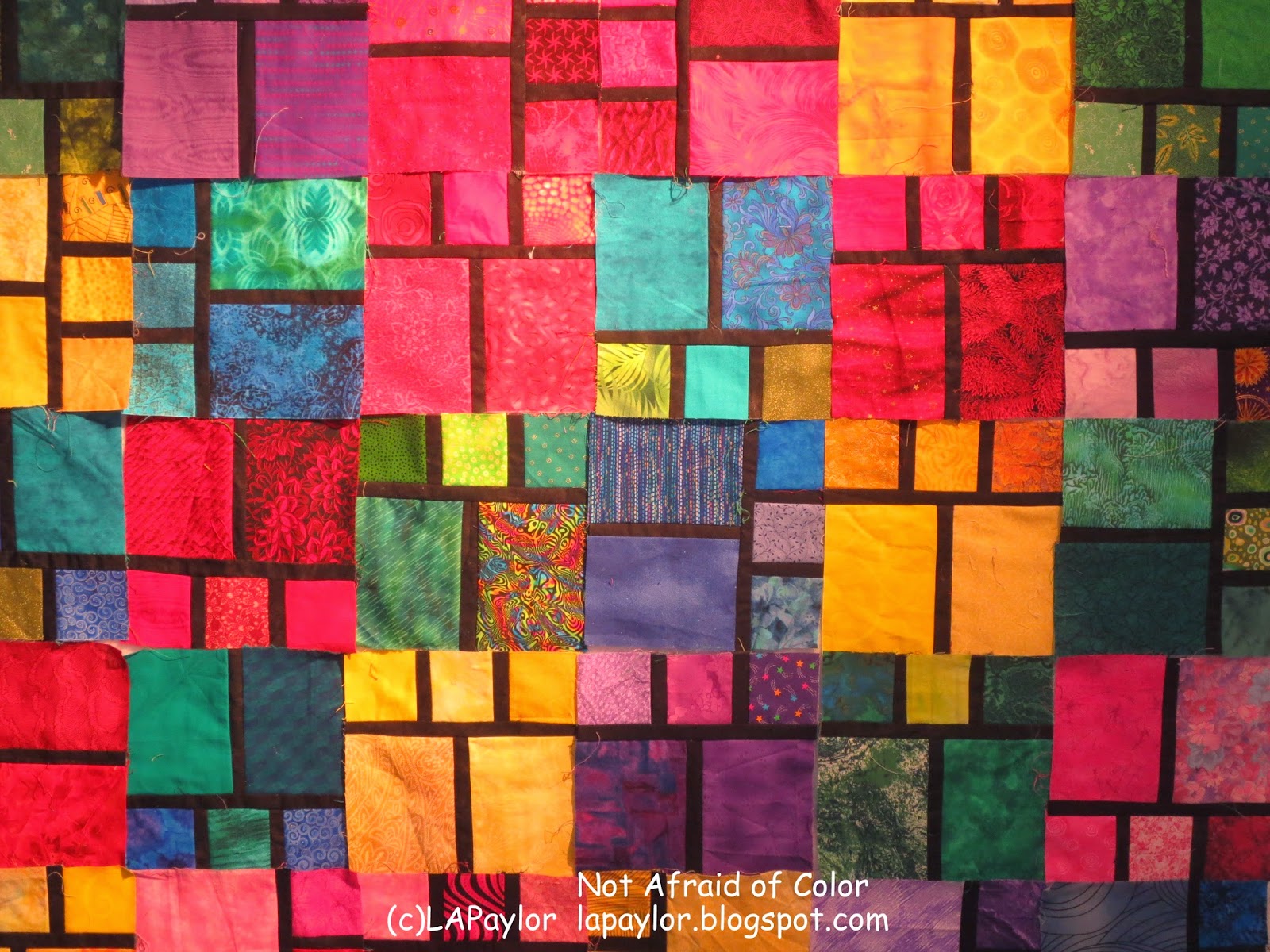 Not Afraid of Color Ah, red stained glass