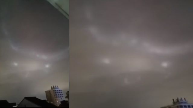 Mysterious orbs and ray of light in the sky over Zhengzhou, China  Sky%2Bphenomenon%2Borbs%2Bray%2Bof%2Blight%2Bchina